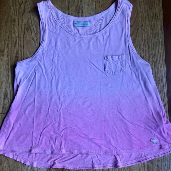Abercrombie & Fitch Pink Fade Tank - Picture 1 of 6